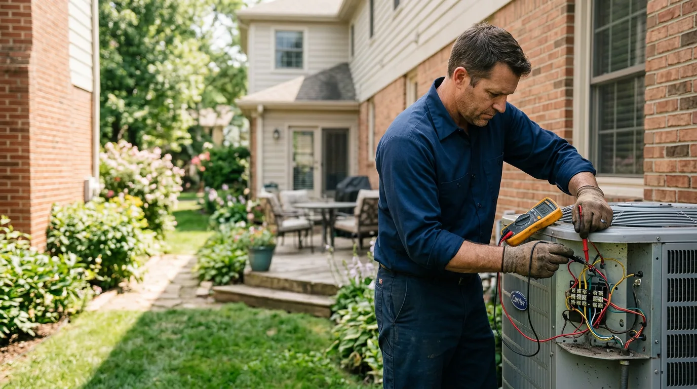 HVAC technician working near Dawson, GA